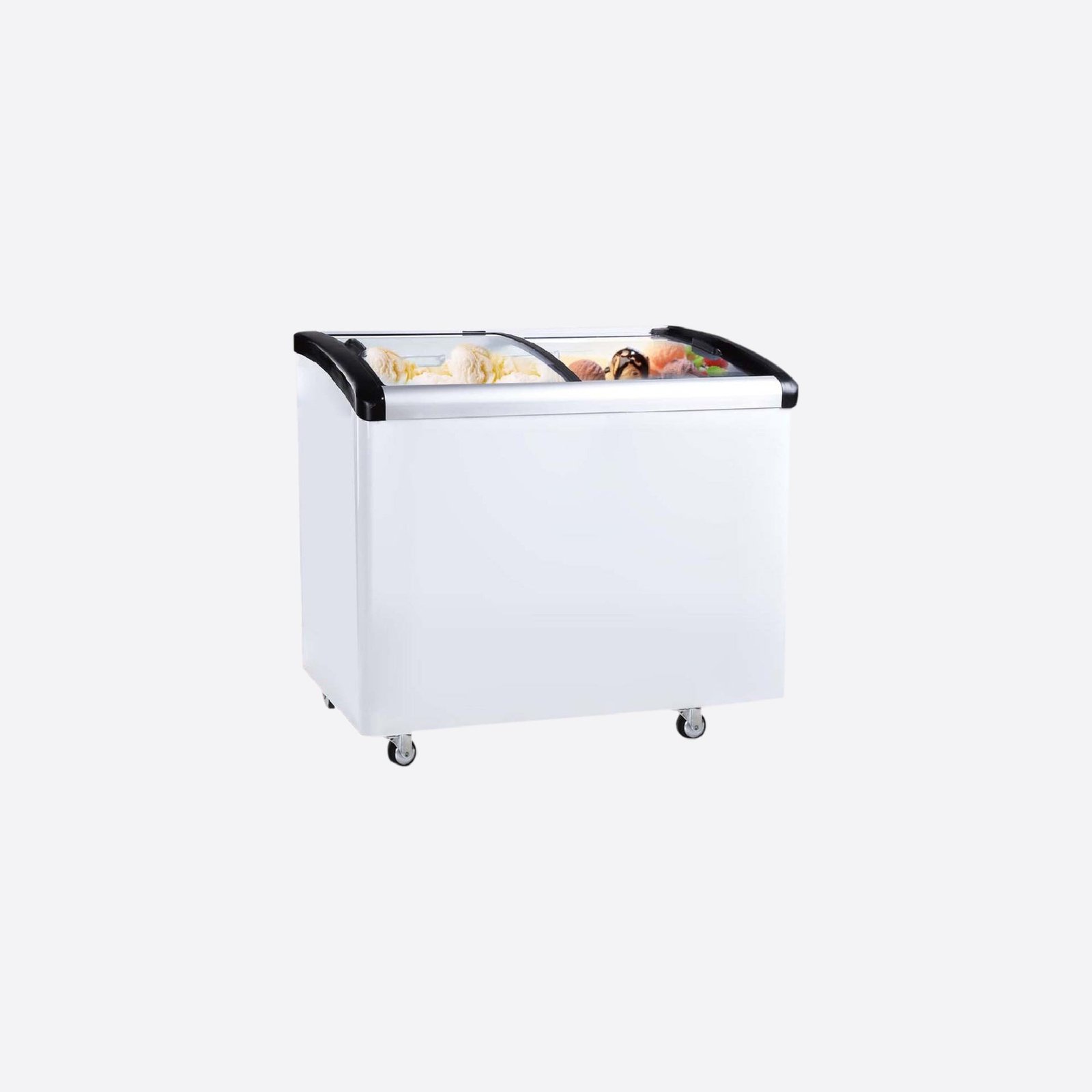 Kadeka 300L Glass Chest Freezer Showcase KSF-300I