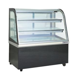 Berjaya CCS12SB13-2FB curved glass cake showcase, 1200 mm wide