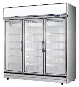 Uniko 1455L 立式玻璃门展示冷藏柜 UNGD-3DC-INV